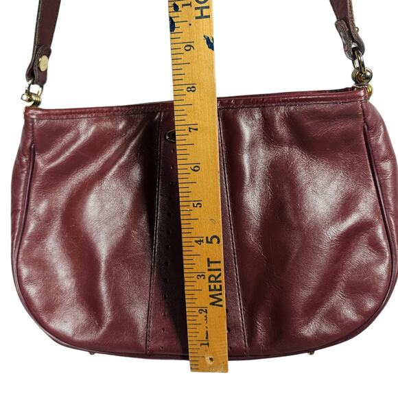 Etienne Aigner Vintage Cordovan Leather Over-the-Shoulder Handbag - Picture 14 of 14